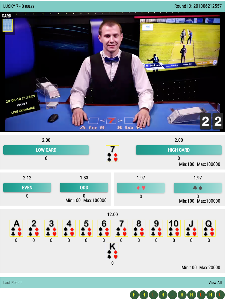 Lucky 7 Casino Online Betting Id